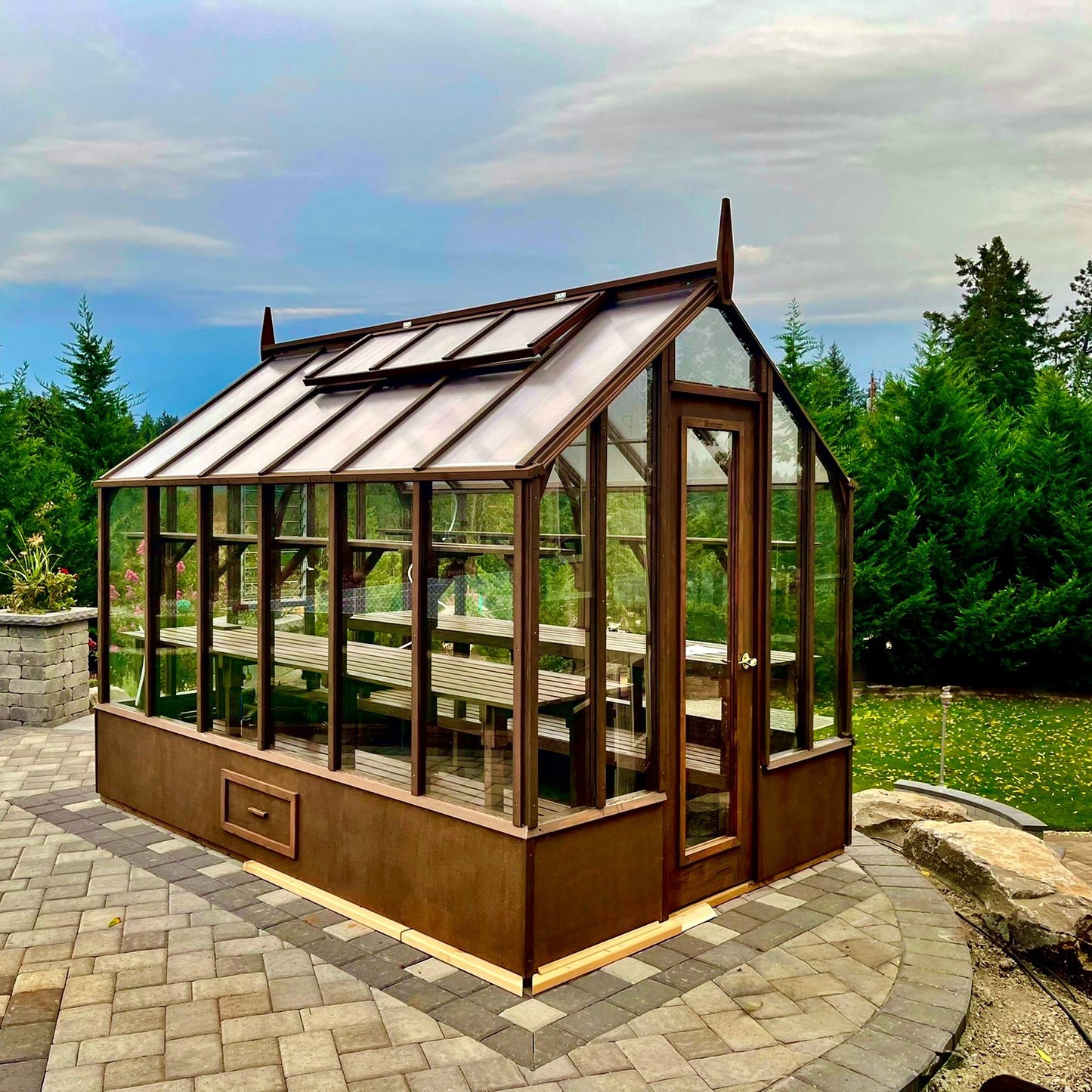 STURDI-BUILT REDWOOD GREENHOUSE KIT. GARDENING DIY GREENHOUSE WOOD BUILD KITS. Small greenhouse kit, glass greenhouse kit, best greenhouse kit, hoop house kits, backyard greenhouse kits, climapod greenhouse, home greenhouse, hobby greenhouse, heated greenhouse, prefab greenhouse, jiffy greenhouse kit, build your own greenhouse kit