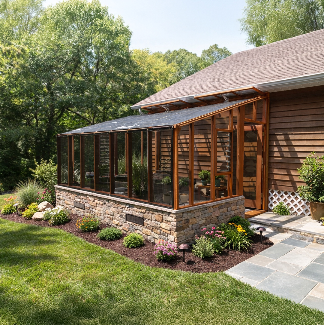 lean to plant house Garden Sunroom Luxury Lean-To Greenhouse