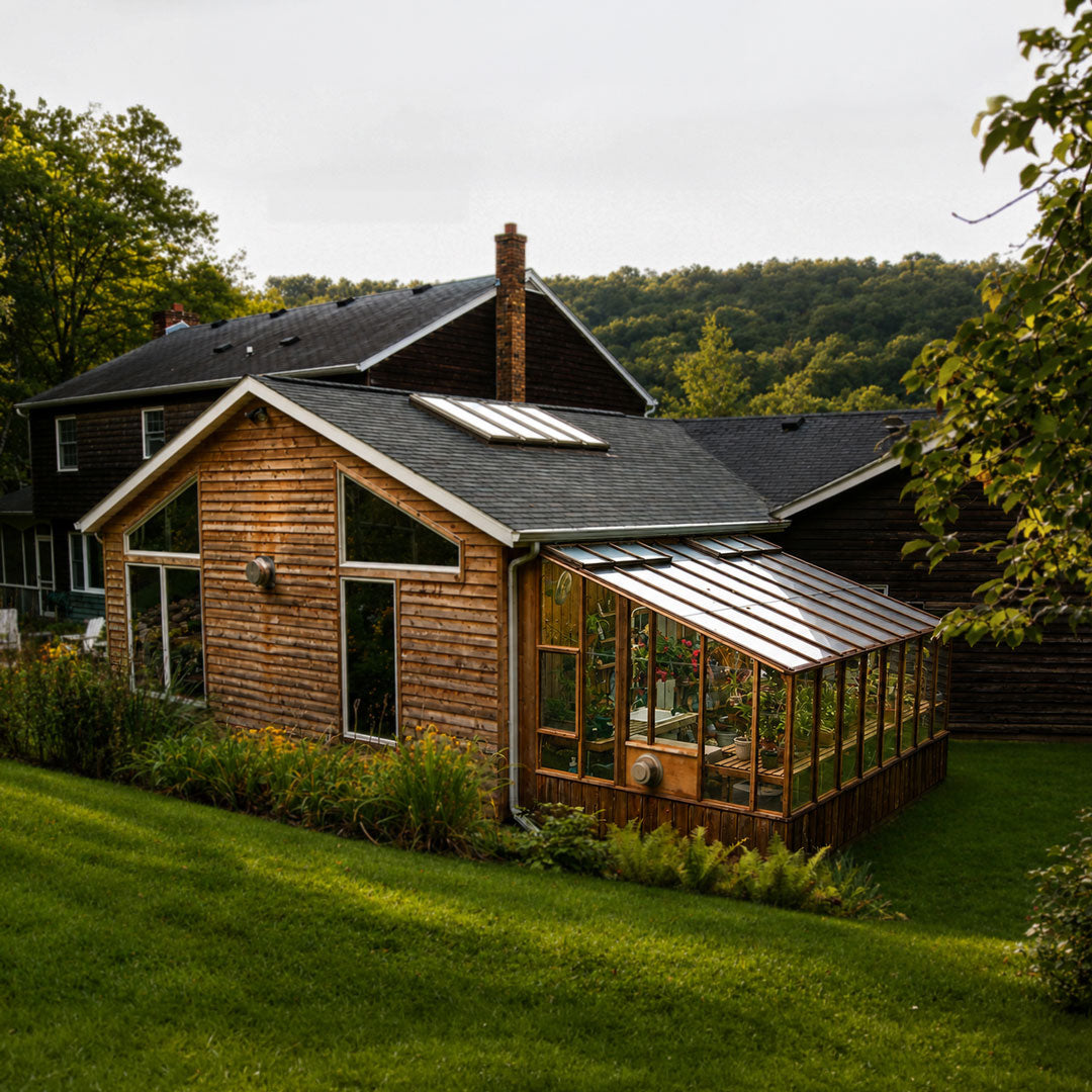 Garden Sunroom – Luxury Lean-To Greenhouse for All-Season Living
