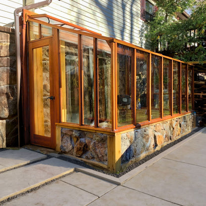 Garden Sunroom – Luxury Lean-To Greenhouse for All-Season Living