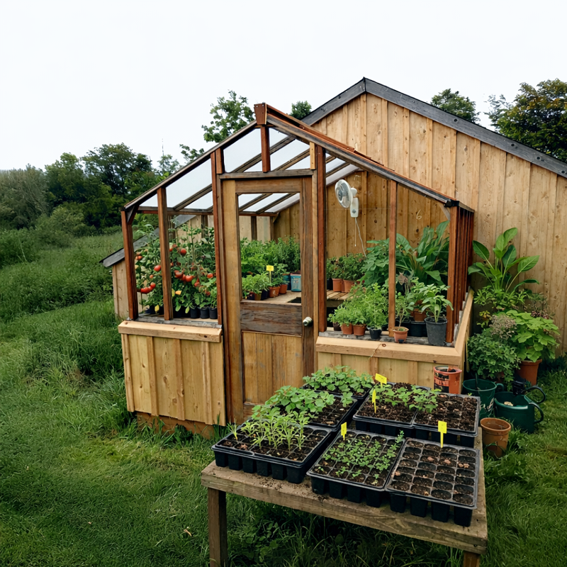 Heirloom – Classic Luxury Redwood Greenhouse with Timeless Design