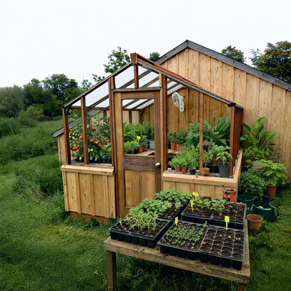 Heirloom – Classic Luxury Redwood Greenhouse with Timeless Design