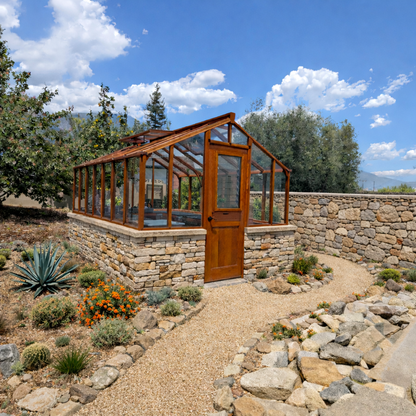 Heirloom – Classic Luxury Redwood Greenhouse with Timeless Design