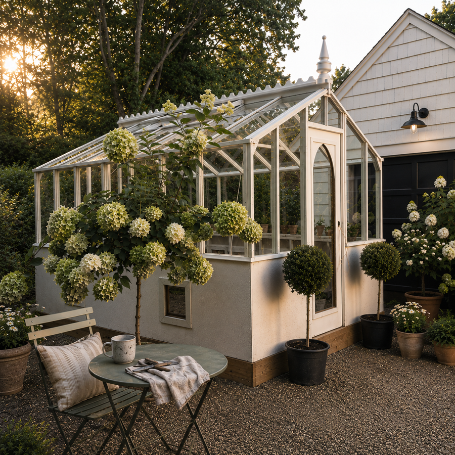 Heirloom – Classic Luxury Redwood Greenhouse with Timeless Design