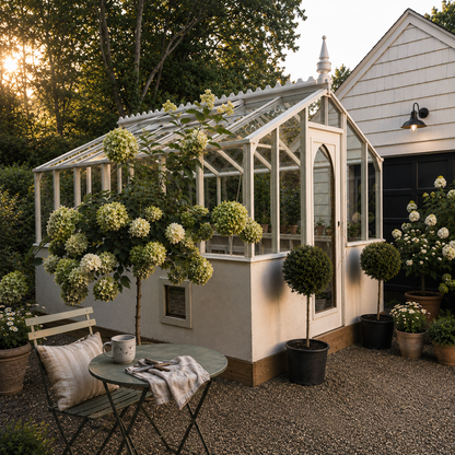 Heirloom – Classic Luxury Redwood Greenhouse with Timeless Design