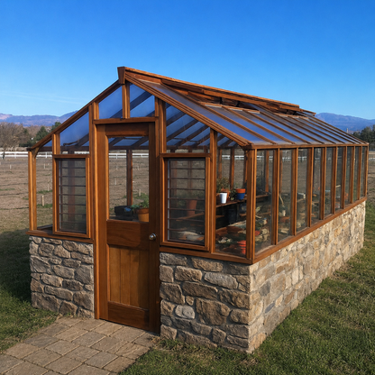 Heirloom – Classic Luxury Redwood Greenhouse with Timeless Design
