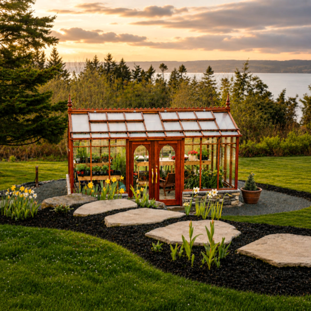 Nantucket – Victorian-Inspired Luxury Greenhouse with Coastal Charm