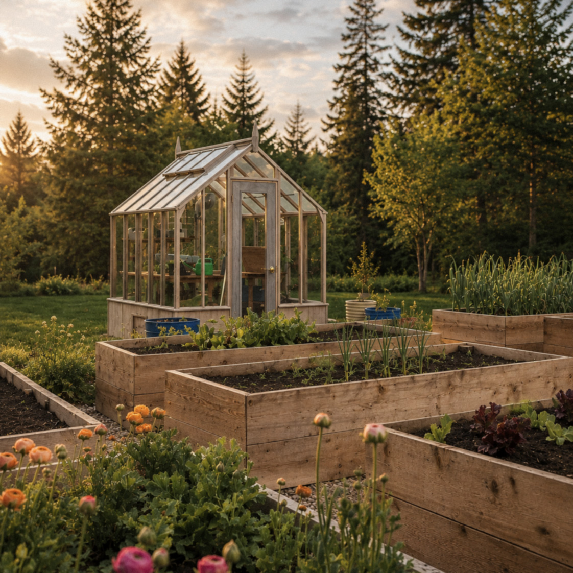 Trillium – Luxury Greenhouse for Compact Gardens and Small Spaces