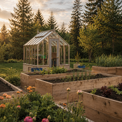 Trillium – Luxury Greenhouse for Compact Gardens and Small Spaces