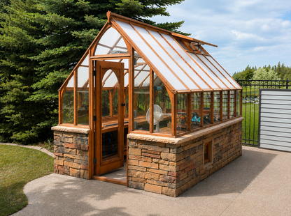 Tudor – Luxury Greenhouse with Steep Roofline and Architectural Detail